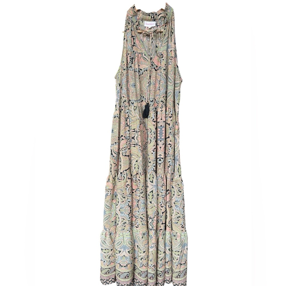 NWT Boemo boho floral/paisley Maxi Dress